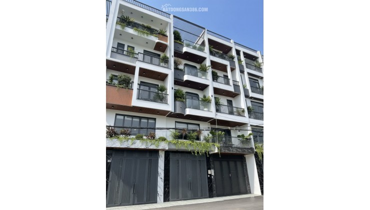 Nhà mới SHR 5 tầng HXH 75m2, Vuông – Thạnh Xuân 25 Quận 12 S